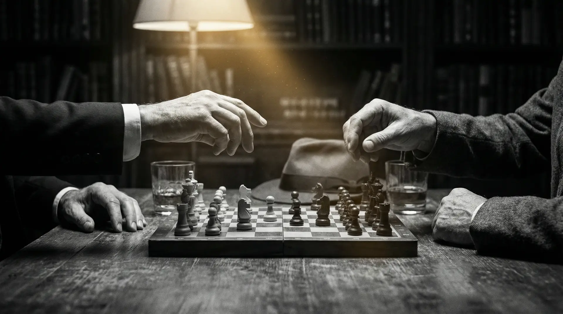 珍妮佛洛佩兹 艺术探索系列 - 非线性叙事，棋盘上的对弈象征命运的交错